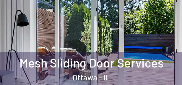 Mesh Sliding Door Services Ottawa - IL